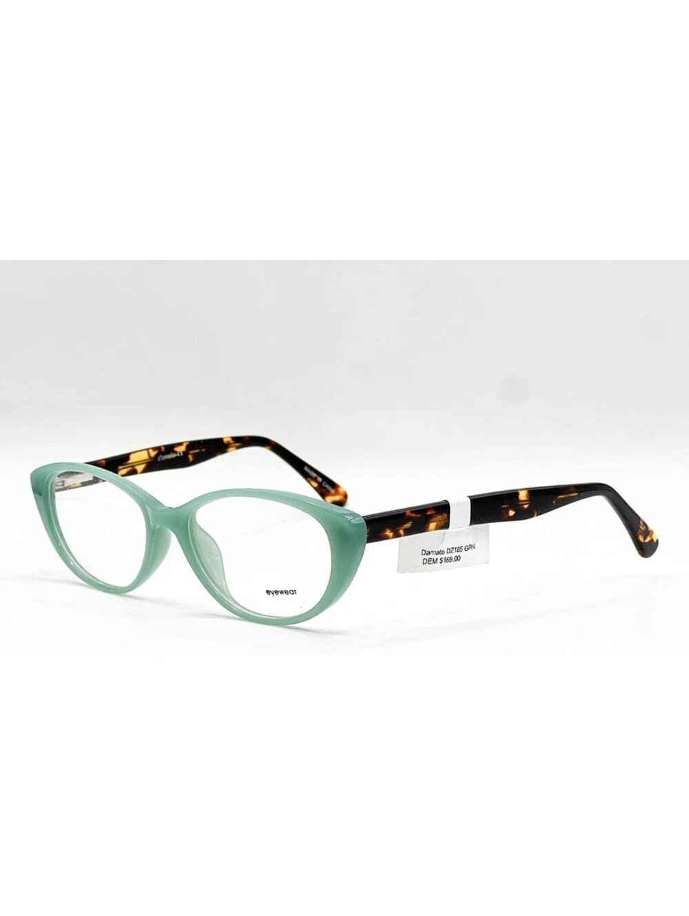 D'Amato Eyewear Dz185 Grn Green Authentic Eyeglasses 51-18-140